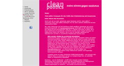 Desktop Screenshot of cleanpolitics.zara.or.at